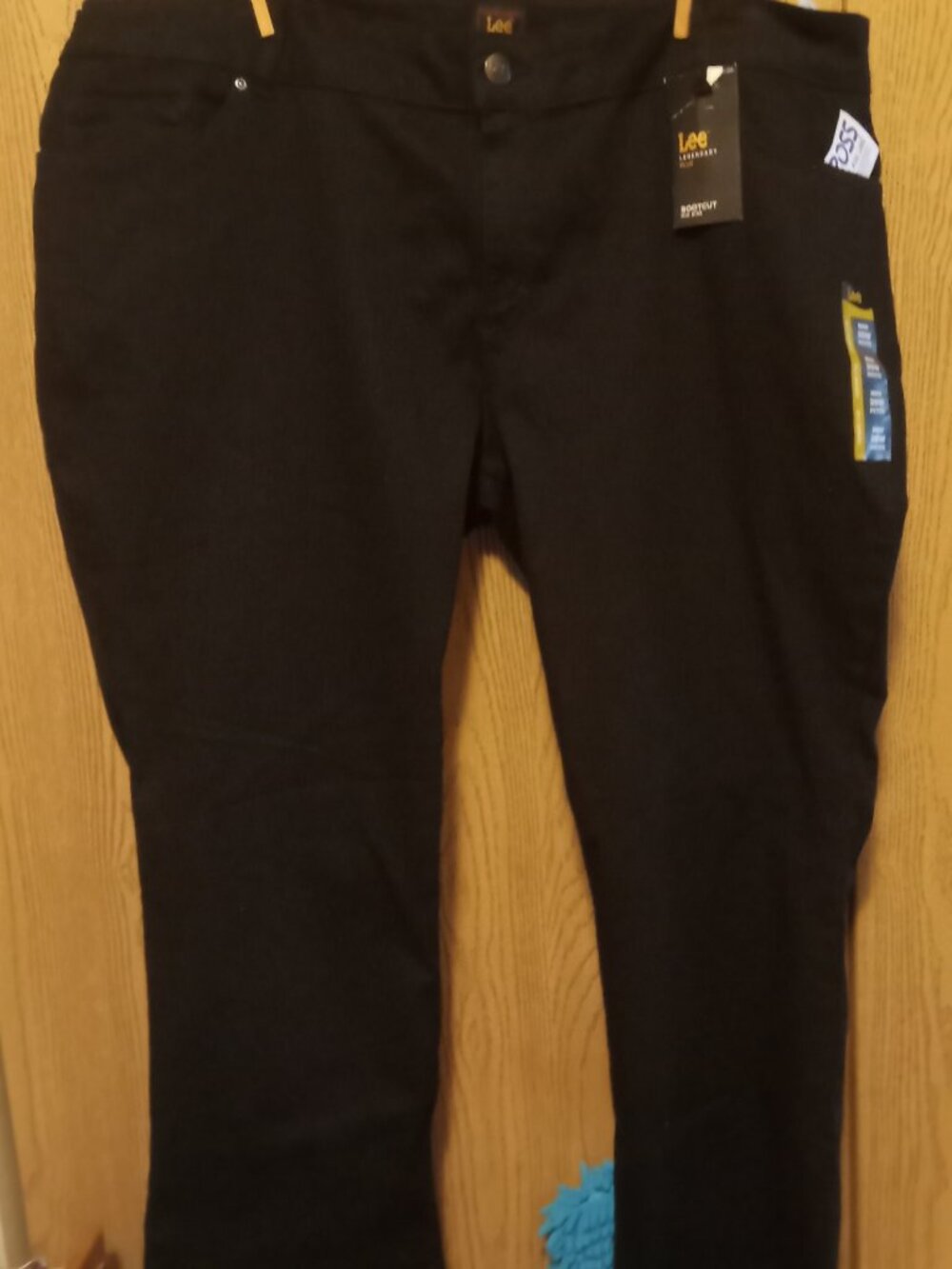 NEW Lee Plus Jeans mid-rise, 26 WP, Black, boot cut